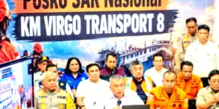 Menhub Dudy Purwagandhi instruksikan prioritaskan pencarian dan evakuasi korban KMP Virgo Transport 8. 107 selamat, 6 meninggal, 136 masih dicari di Laut Jawa.