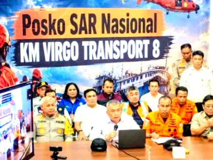 Screenshot_20260914-103015_Chrome Menhub Dudy Purwagandhi instruksikan prioritaskan pencarian dan evakuasi korban KMP Virgo Transport 8. 107 selamat, 6 meninggal, 136 masih dicari di Laut Jawa.