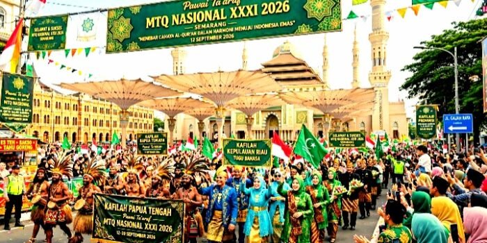 Wagub Maluku Abdullah Vanath Apresiasi Perjuangan Kafilah MTQ Nasional XXXI 2026 di Semarang. Meski Belum Juara Prestasi Meningkat, Wagub Tegaskan Komitmen Bina Generasi Qurani.