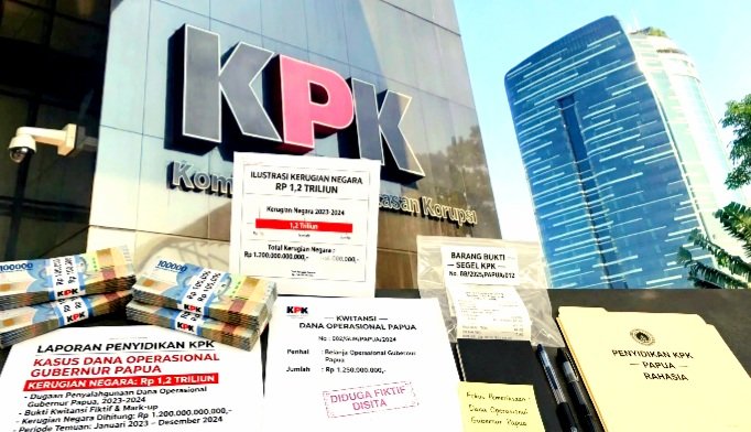 KPK Ungkap Dana Operasional Lukas Enembe Fiktif, Sita Dokumen