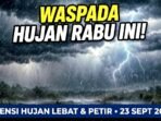 BMKG Merilis 0rakiraan Cuaca Rabu 23 September 2026. Sejumlah Wilayah di Kalbar, Kaltim, dan Papua Berpotensi Hujan Ringan, Jakarta Cerah Berawan.