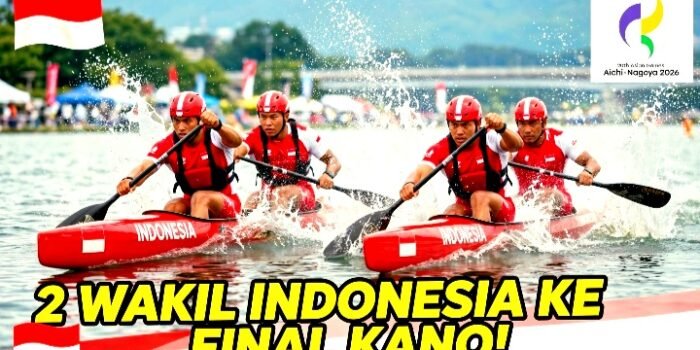 Dua Wakil Indonesia Sella Olce/Herlin Aprilia & Tim K4 Subhi cs Juara Heat & Langsung ke Final Kano Sprint Asian Games 2026.