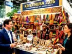 Perdana Ikut Kriya Nusa 2026 di JICC, Kerajinan Noken dan Agiya Asal Deiyai Papua Tengah Dilirik Kedubes Spanyol dan Portugal. Dekranasda Deiyai Cetak Sejarah.