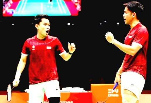 Ganda Putra Indonesia Leo/Daniel Peraih Medali Emas Asian Games 2026 Nagoya.