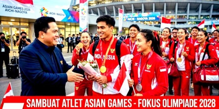 Menpora Erick Thohir Sambut Atlet Asian Games 2026 Aichi-Nagoya. Tegaskan Fokus Selanjutnya ke Olimpiade 2028 LA setelah Target 4 Emas Tercapai. (Foto Ilustrasi)