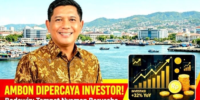 Wali Kota Ambon Bodewin Wattimena Menegaskan Kota Ambon Semakin Dipercaya Investor Sebagai Tempat Nyaman Berusaha Berkat Stabilitas Keamanan dan Kemudahan Izin. (Foto Ilustrasi)
