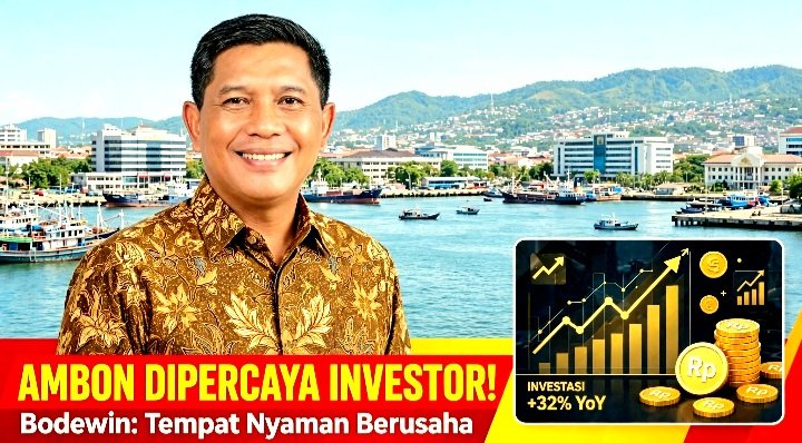 Screenshot_20261001-210139_WhatsApp Wali Kota Ambon Bodewin Wattimena Menegaskan Kota Ambon Semakin Dipercaya Investor Sebagai Tempat Nyaman Berusaha Berkat Stabilitas Keamanan dan Kemudahan Izin. (Foto Ilustrasi)