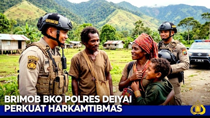 Screenshot_20261003-203430_WhatsApp Brimob Polda Papua Tengah BKO Polres Deiyai Perkuat Harkamtibmas Lewat Patroli Dialogis Humanis. Situasi di Waghete, Tigi Tetap Kondusif.