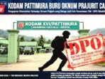 Kodam XV/Pattimura Buru Oknum Prajurit Serma S.U Terduga Calo Penerimaan TNI AD Tamtama 2026 di Kepulauan Sula. Kerugian Rp112 Juta, Kini DPO Pomdam. (Foto Ilustras)