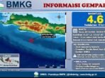 Screenshot_20261006-075218_WhatsApp BMKG: Gempa M4,6 Guncang Sumba Barat Daya NTT Selasa 6 Okt 2026 Pukul 04:38 WIB, Pusat di Laut 14 Km Selatan Kodi Kedalaman 19 Km, Tidak Berpotensi Tsunami.