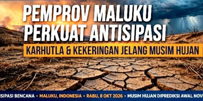 Pemprov Maluku Perkuat Antisipasi Karhutla dan Kekeringan Meski Hadapi Prakiraan Musim Hujan Yang Tidak Merata.