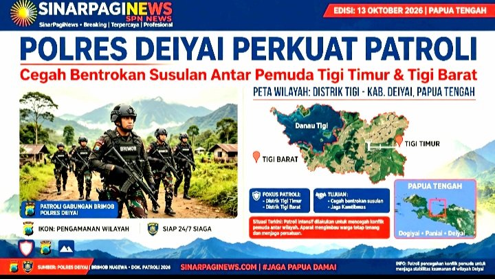 Screenshot_20261013-164447_WhatsApp Polres Deiyai bersama Brimob Polda Papua Tengah Perkuat Patroli Gabungan Cegah Bentrokan Susulan Antar Pemuda Tigi Timur dan Tigi Barat. Situasi Kini Kondusif.