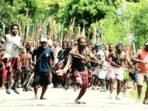 Polres Nabire Redam Konflik Dua Kelompok Yang Nyaris Picu Perang Suku di Nabire, Papua Tengah.