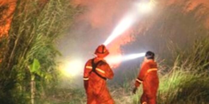 Palangka Raya darurat karhutla 24 Oktober 2026, ISPU 1.247 berbahaya, jarak pandang 100 meter, 20.108 hektare lahan terbakar di Kalteng, 333.470 kasus ISPA.