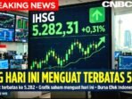IHSG hari ini Kamis 29 Okt 2026 menguat 0,31% ke 5.282,31. Diprediksi bullish 5.300-5.360, netral 5.220-5.300. Rekomendasi saham BBRI, ANTM, AADI.